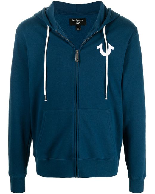 True Religion logo-printed hoodie