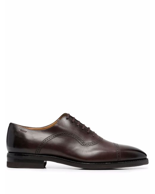 Bally Scotch lace-up leather Oxford shoes