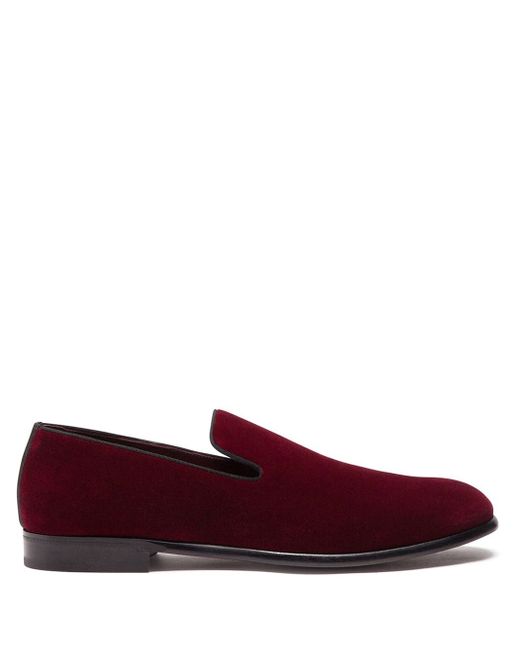Dolce & Gabbana velvet-effect slippers