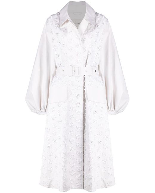 Cecilie Bahnsen bonded cotton-blend coat