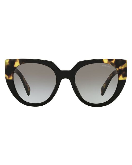 Prada cat-eye tortoiseshell-effect sunglasses