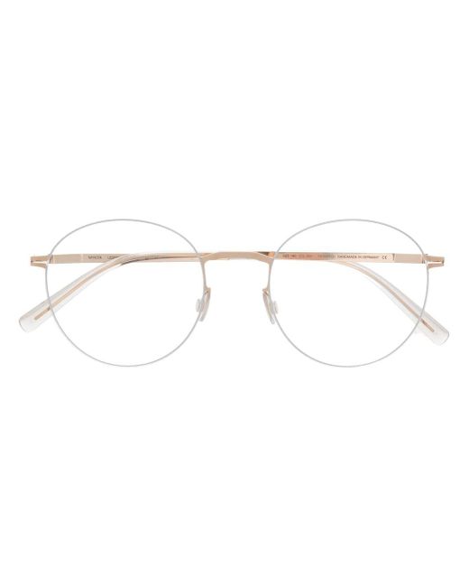 Mykita matte-effect round-frame glasses