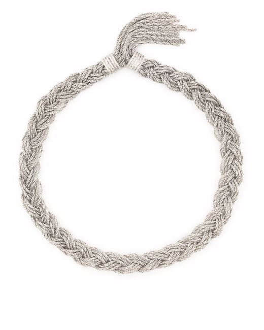 Aurelie Bidermann Miki braided necklace