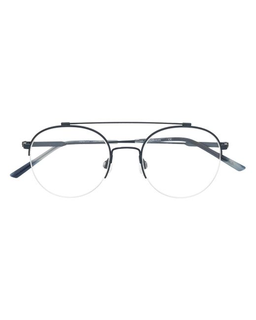 Calvin Klein round aviator glasses