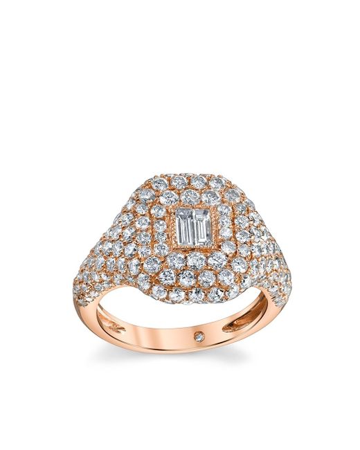 Shay 18kt rose gold diamond pavé Essential pinky ring