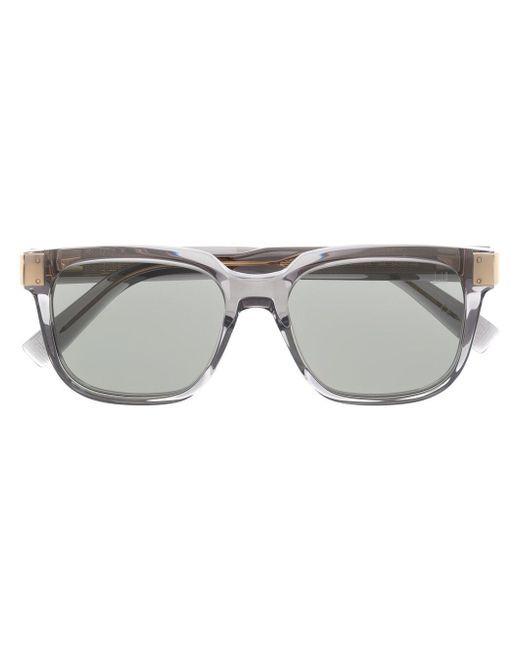 Dunhill transparent square frame sunglasses
