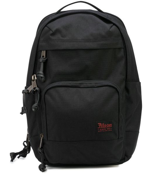 Filson logo-patch backpack