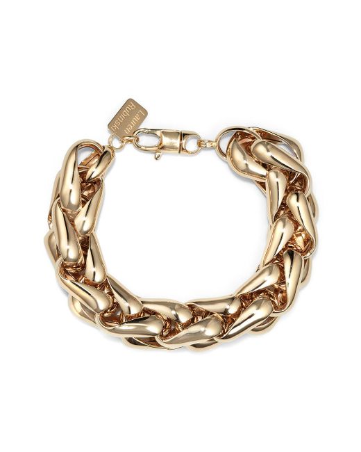 Lauren Rubinski 14K yellow chunky chain bracelet