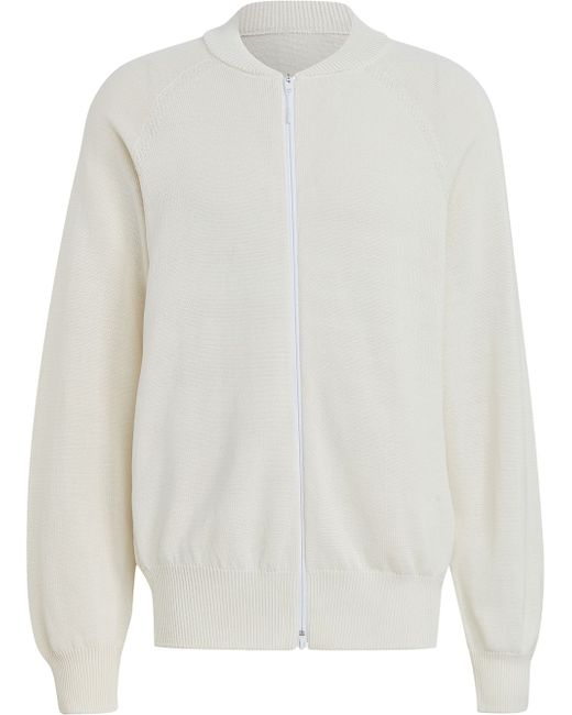 Y-3 knitted full-zip cotton cardigan