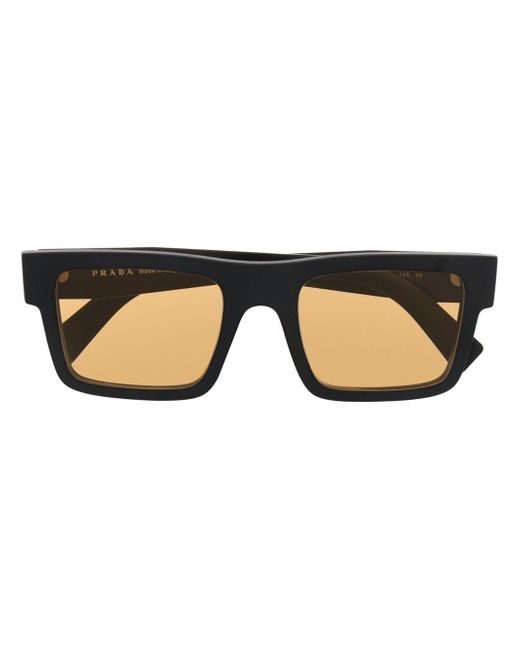 Prada rectangle-frame tinted sunglasses