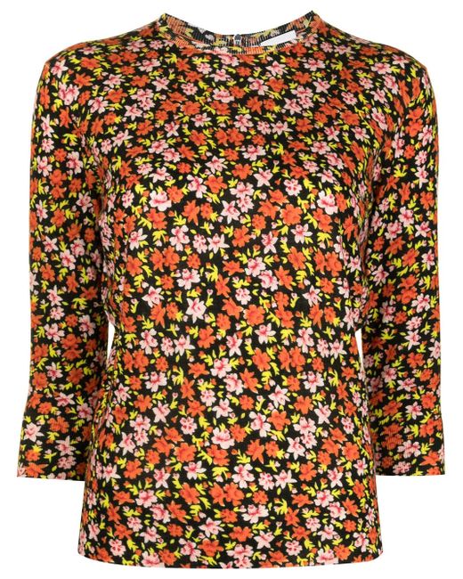 Paul Smith floral-print wool pullover