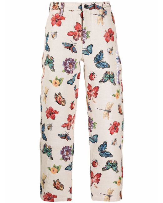 Ripndip Monarch butterfly-print track pants
