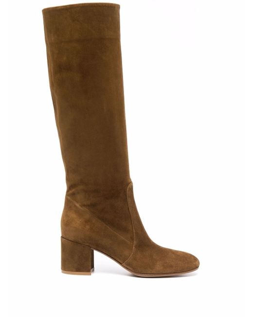 Gianvito Rossi knee-high suede boots