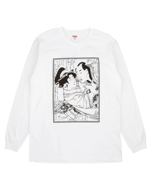 Supreme x Sasquatchfabrix Shunga long-sleeve T-shirt
