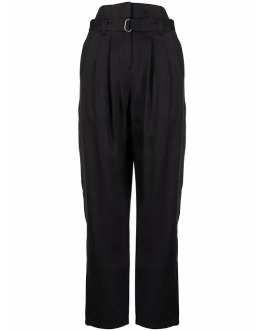 Iro high-waisted pleat-detail trousers