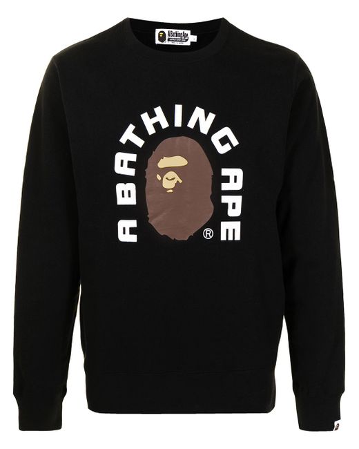 A Bathing Ape graphic-print round neck sweatshirt
