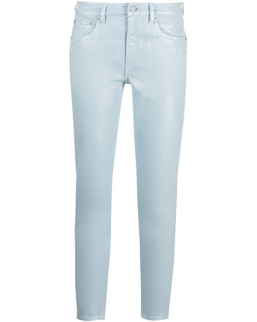 Ralph Lauren Collection cropped skinny-cut jeans