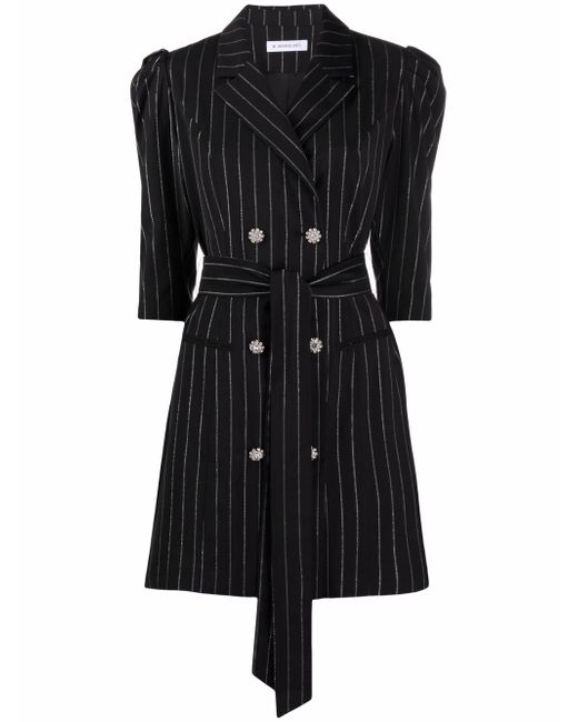 Manuel Ritz pinstriped double-breasted dress