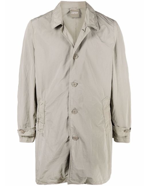 Aspesi single-breasted raincoat
