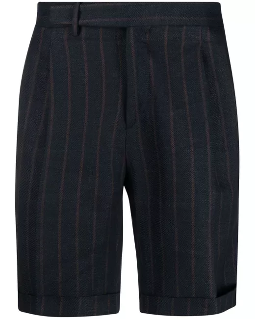 Briglia 1949 Amalfi stripe-print tailored shorts