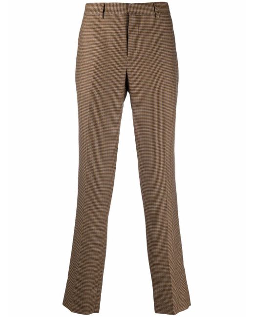 Moschino houndstooth-pattern tailored trousers