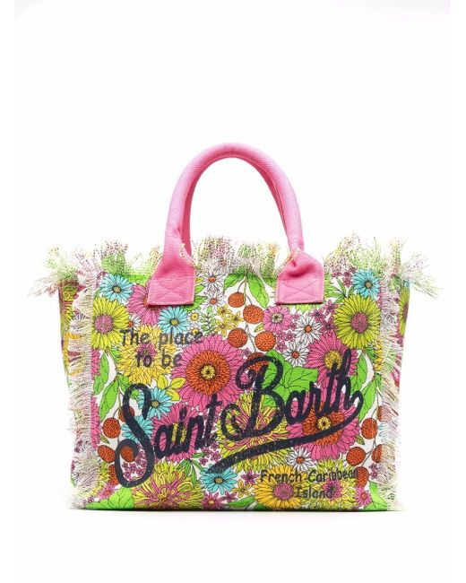 Mc2 Saint Barth floral-print tote bag
