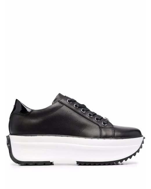 Cult lace-up flatform sneakers