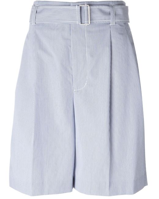 3.1 Phillip Lim striped belted shorts