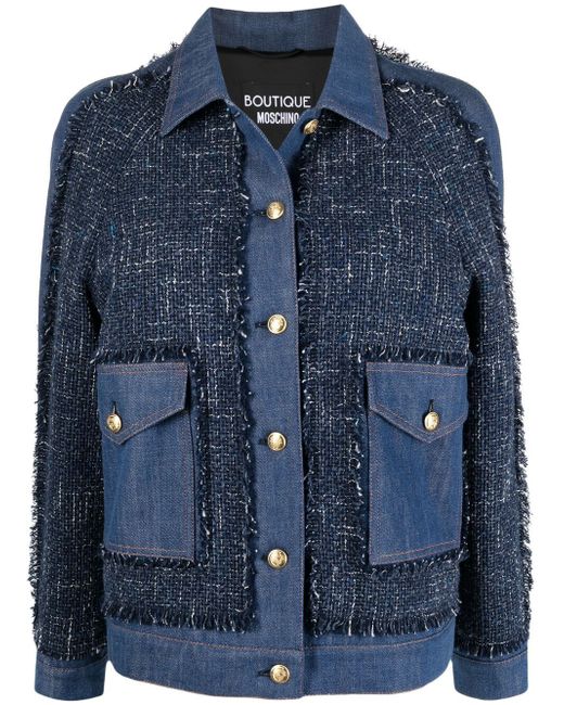 Boutique Moschino button-down denim jacket