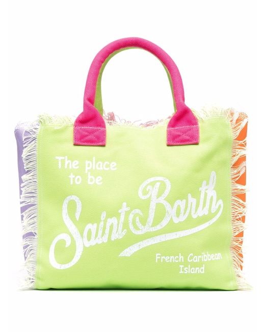 Mc2 Saint Barth colour-block canvas tote bag
