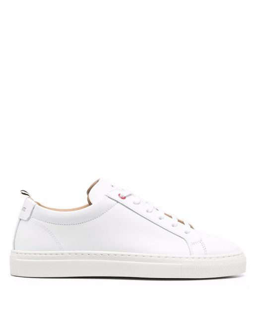 Manuel Ritz panelled low-top leather sneakers