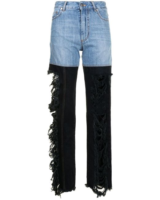 Peter Do Combo high-rise straight jeans