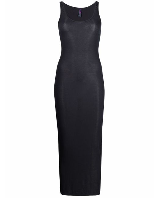 Maison Close ribbed fitted maxi dress