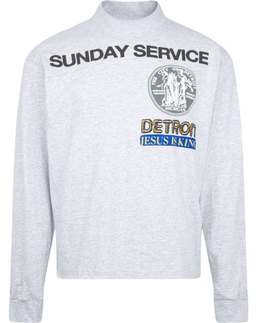 Kanye West Sunday Service Detroit long-sleeve T-shirt