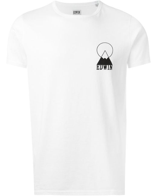 Edwin logo print T-shirt
