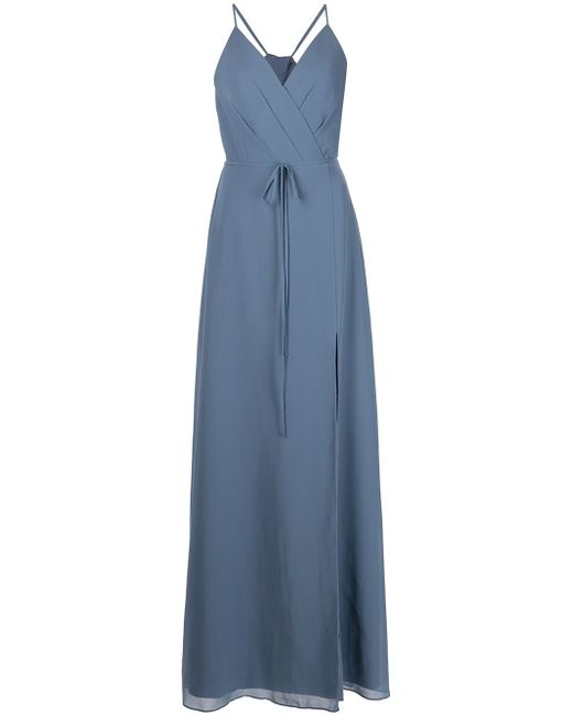 Marchesa Notte Bridesmaids wrapped full-length gown