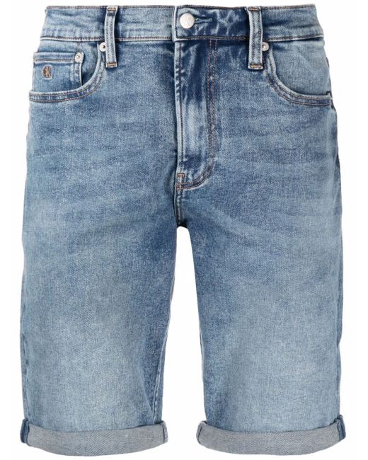 Calvin Klein Jeans light-wash denim shorts