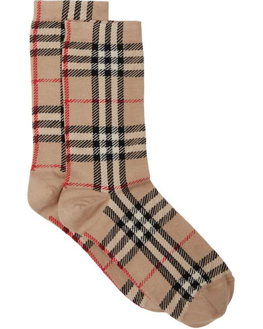 Burberry Vintage check intarsia-knit socks