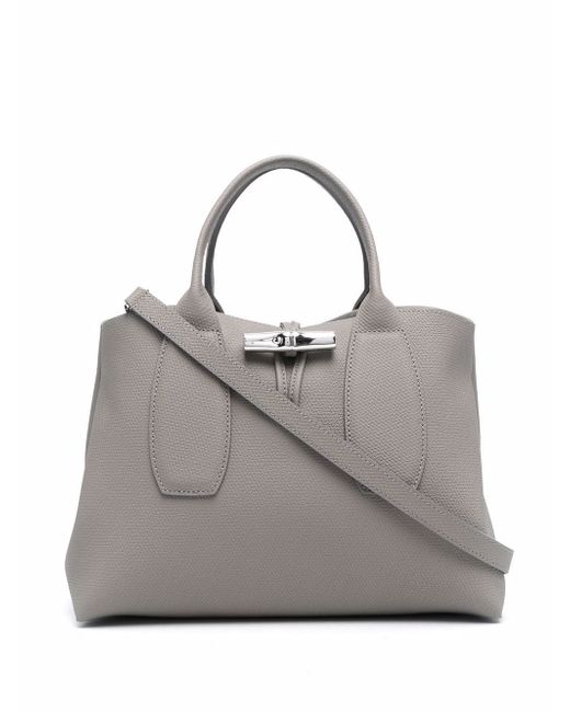 Longchamp Roseau leather tote bag