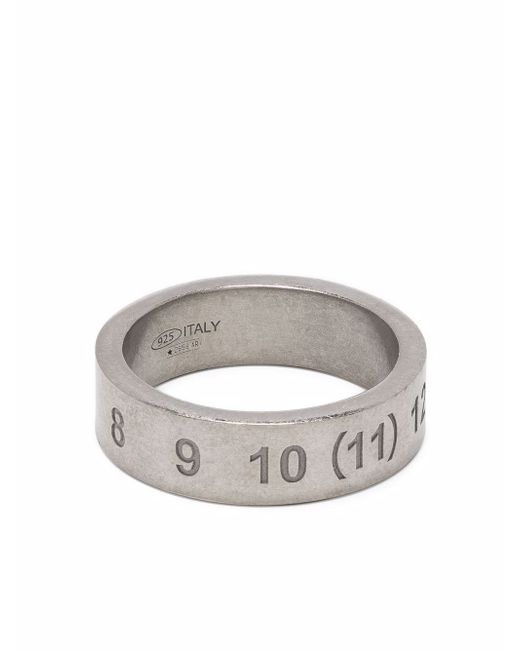 Maison Margiela number-engraved ring