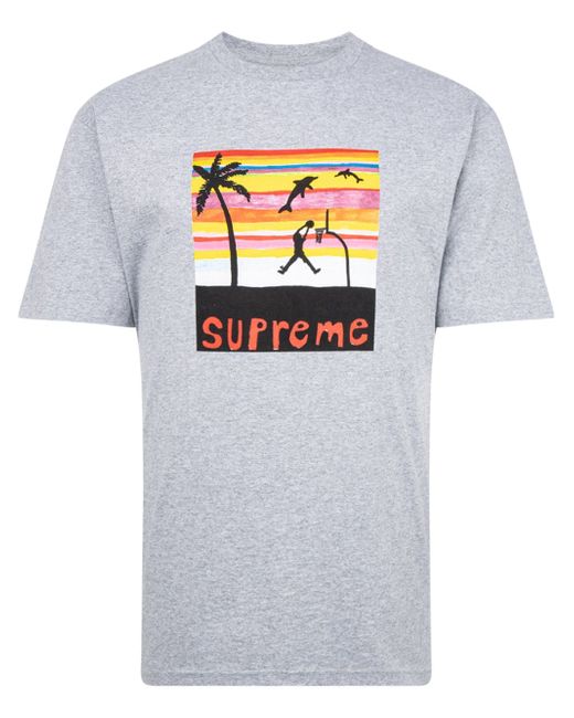 Supreme Dunk-print T-shirt