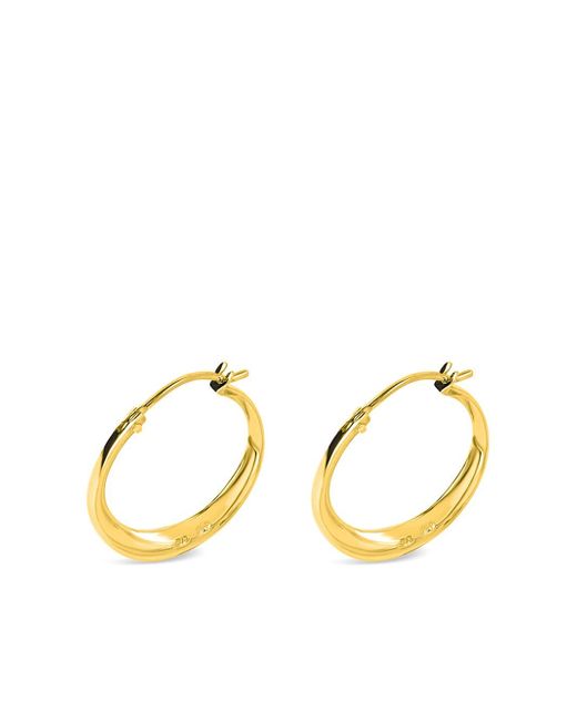 Dinny Hall 22kt yellow Signature small hoop earrings