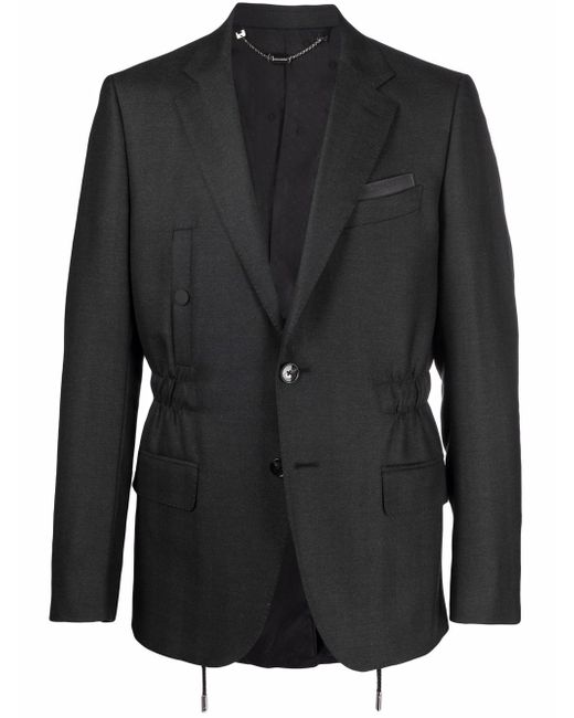 Billionaire single-breasted fitted blazer