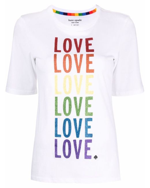 Kate Spade New York Love print T-shirt