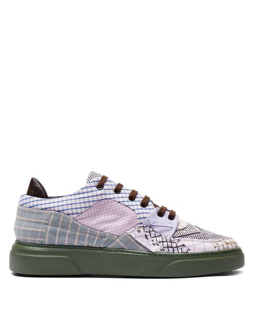 By Walid Connie patchwork low-top sneakers