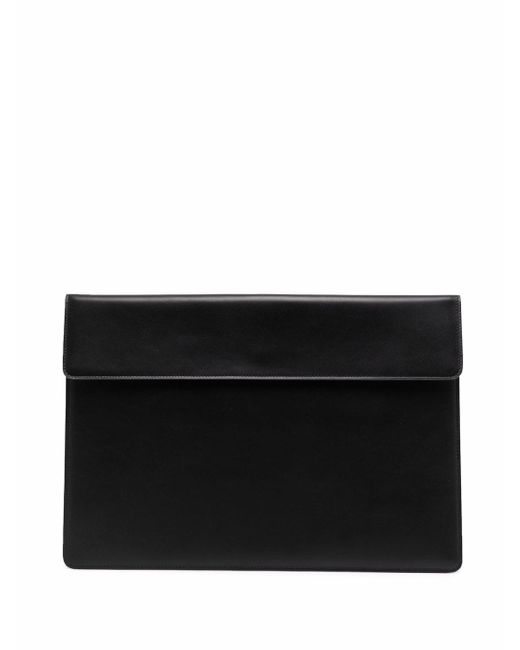 Common Projects logo-print clutch