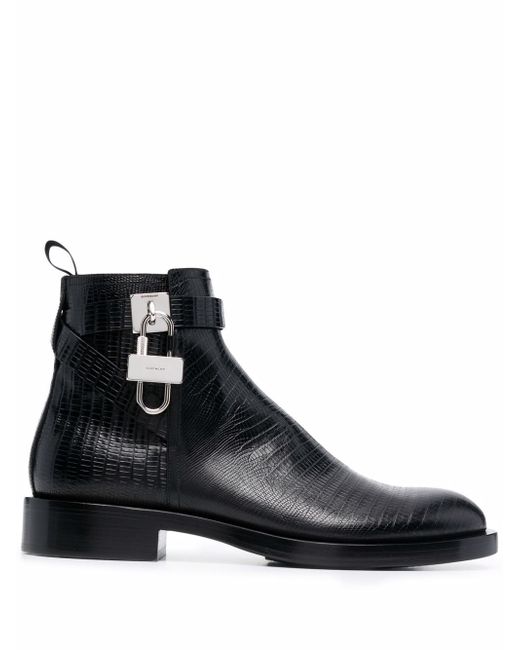 Givenchy padlock-detail ankle boots