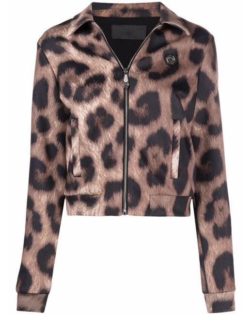 Philipp Plein leopard-print jacket