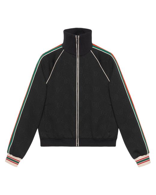 Gucci GG-jacquard jersey track jacket