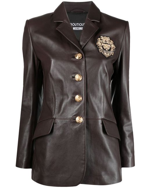 Boutique Moschino single-breasted fitted blazer